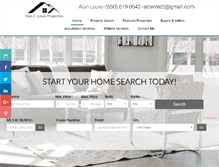 Tablet Screenshot of alanclouieproperties.com